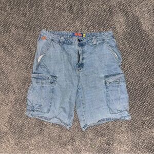 Blue Empyre Baggy Jorts #empyre #baggy #streetwear #jnco #vintage
